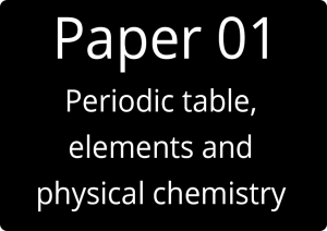 OCR A level Chemistry Paper 01